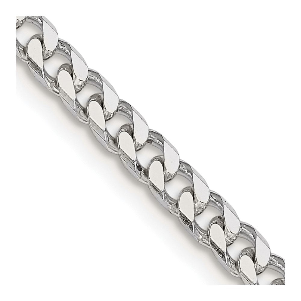 Sterlingsilber Poliert 3.5mm Panzer Halskette