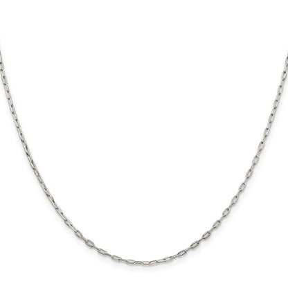Sterlingsilber 1.75mm Länglich Offen Glieder Halskette
