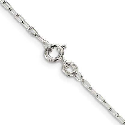 Sterlingsilber 1.75mm Länglich Offen Glieder Halskette