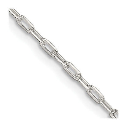 Sterlingsilber 1.75mm Länglich Offen Glieder Halskette