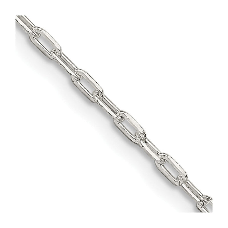 Sterlingsilber 1.75mm Länglich Offen Glieder Halskette