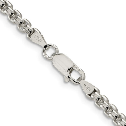Sterlingsilber 3.6mm Rund Venezianer Halskette