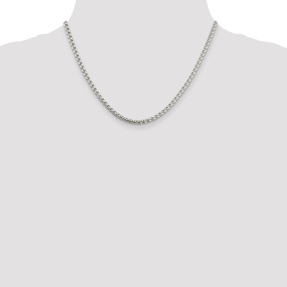 Sterlingsilber 3.6mm Rund Venezianer Halskette