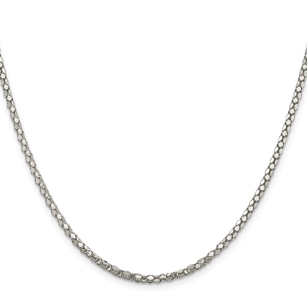Sterlingsilber 2.5mm Popcorn Halskette