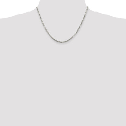 Sterlingsilber 2.5mm Popcorn Halskette