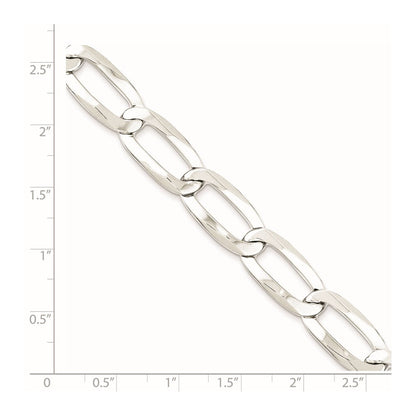 Sterlingsilber 10.25mm Länglich Offen Glieder Halskette
