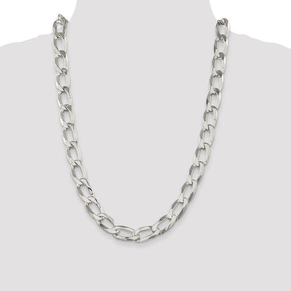Sterlingsilber 12.35mm Länglich Offen Glieder Halskette