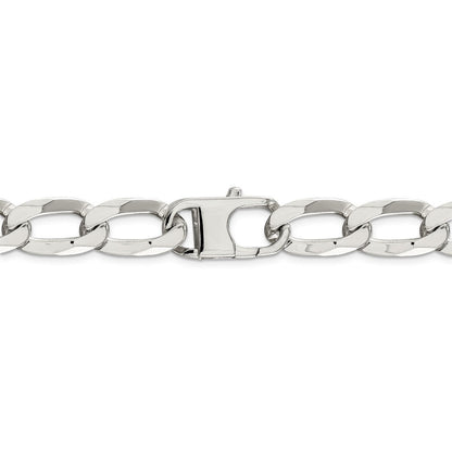 Sterlingsilber 12.35mm Länglich Offen Glieder Halskette