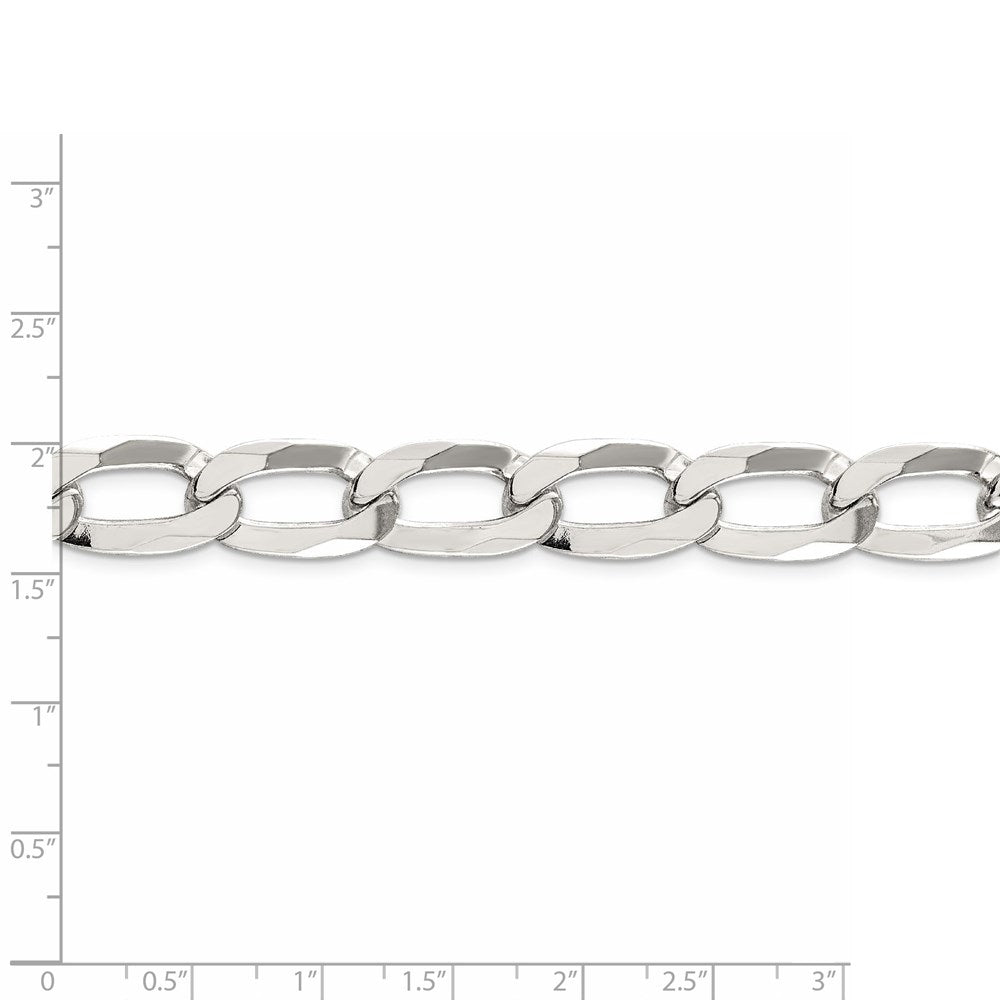 Sterlingsilber 12.35mm Länglich Offen Glieder Halskette