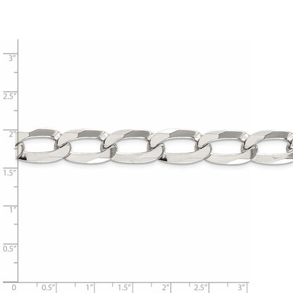 Sterlingsilber 12.35mm Länglich Offen Glieder Halskette