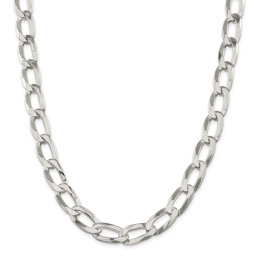 Sterlingsilber 12.35mm Länglich Offen Glieder Halskette