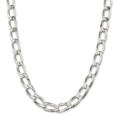 Sterlingsilber 12.35mm Länglich Offen Glieder Halskette