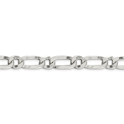 22 Zoll Sterlingsilber 10mm Länglich 1+1 Offen Glieder Kette