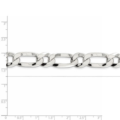 Sterlingsilber 12.25mm Länglich 1+1 Offen Glieder Halskette