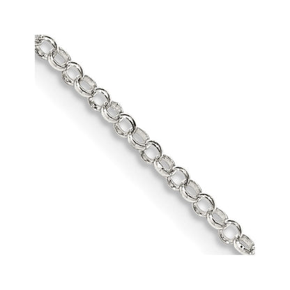 Sterlingsilber 2mm Erbs Halskette