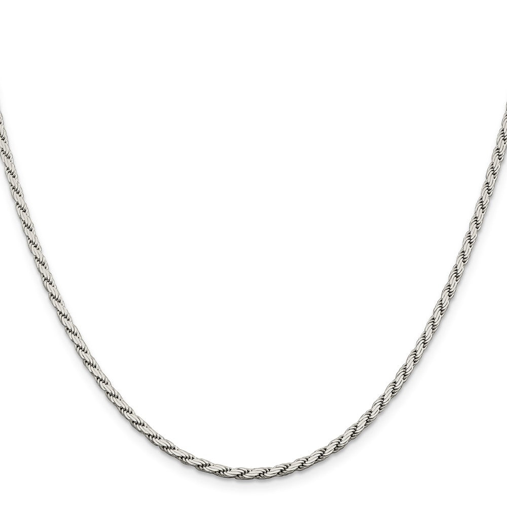 Sterlingsilber 2.5mm Flach Kordel Halskette