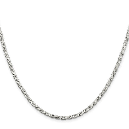 Sterlingsilber 3.1mm Flach Kordel Halskette