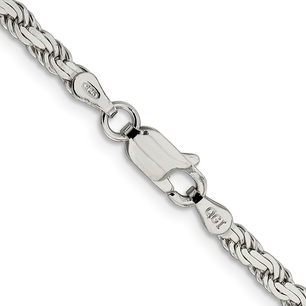 Sterlingsilber 3.1mm Flach Kordel Halskette
