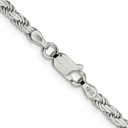 Sterlingsilber 3.1mm Flach Kordel Halskette