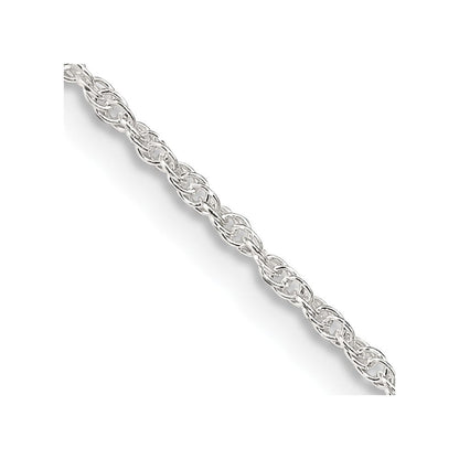 18 Zoll Sterlingsilber 1.6mm Loose Kordel Kette mit 2 Zoll Verlängerung.