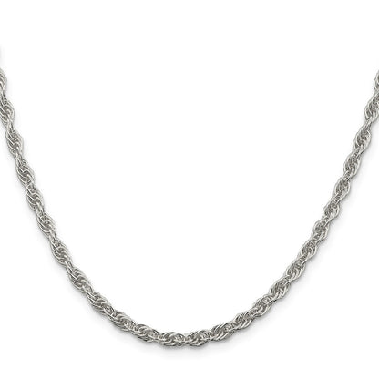 Sterlingsilber 3.8mm Loose Kordel Halskette