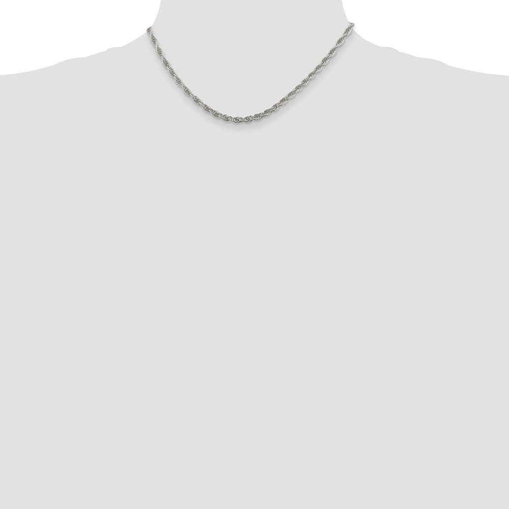 Sterlingsilber 3.8mm Loose Kordel Halskette