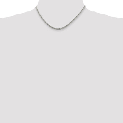 Sterlingsilber 3.8mm Loose Kordel Halskette