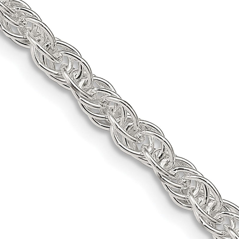 Sterlingsilber 3.8mm Loose Kordel Halskette