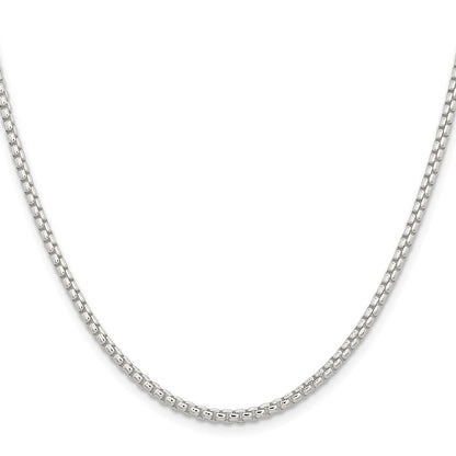 Sterlingsilber 2.6mm Rund Venezianer Halskette