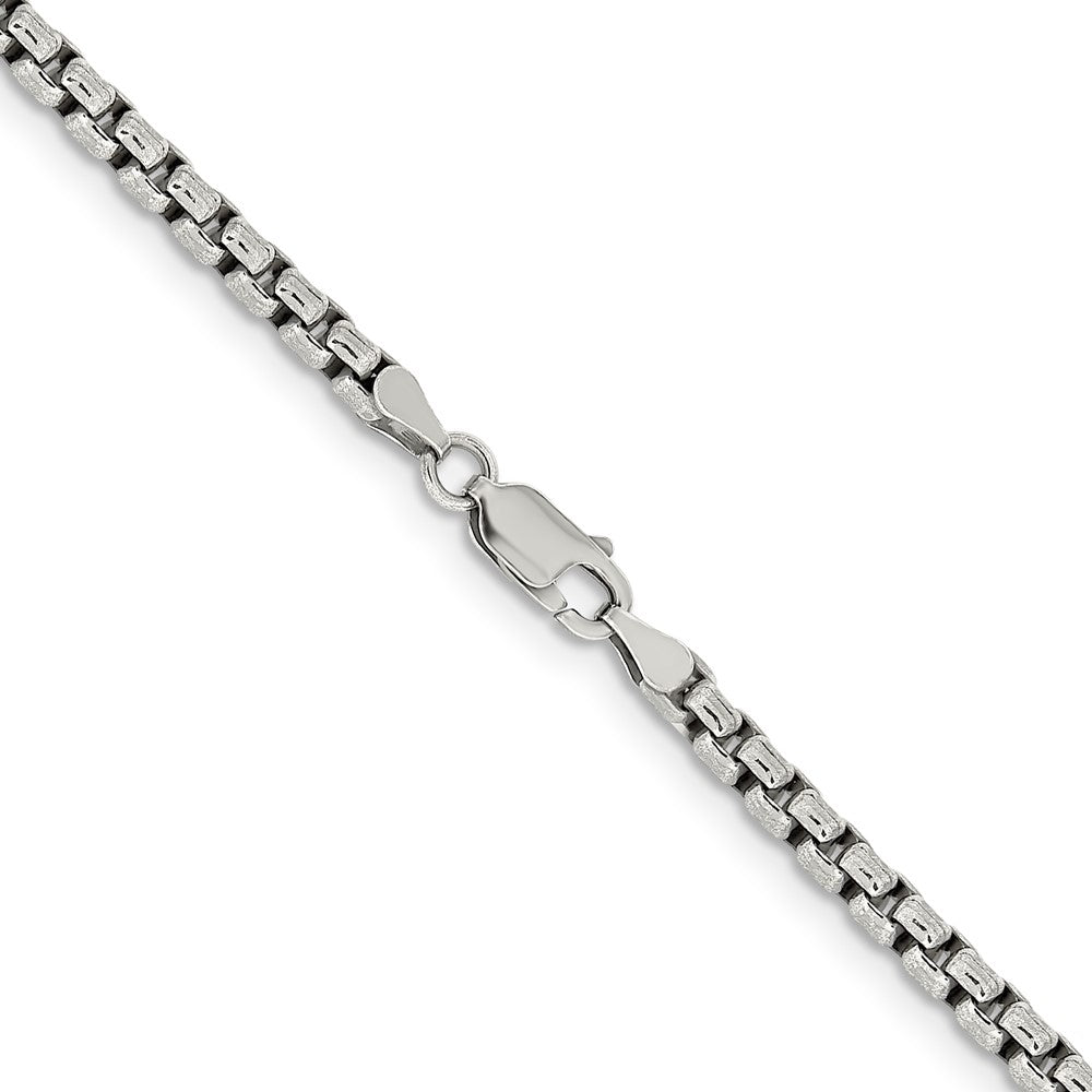Sterlingsilber Antikisiert 3.6mm Rund Venezianer Halskette