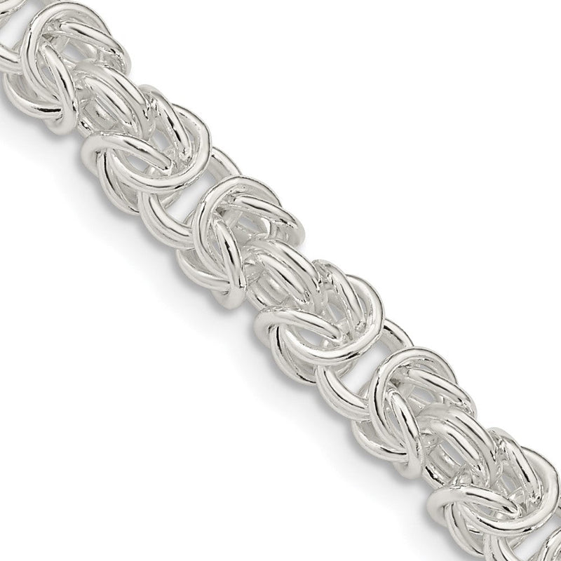 Sterlingsilber 5.5mm Abgerundet Byzantiner Halskette