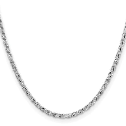 Sterlingsilber 3.65mm Flach Kordel Halskette