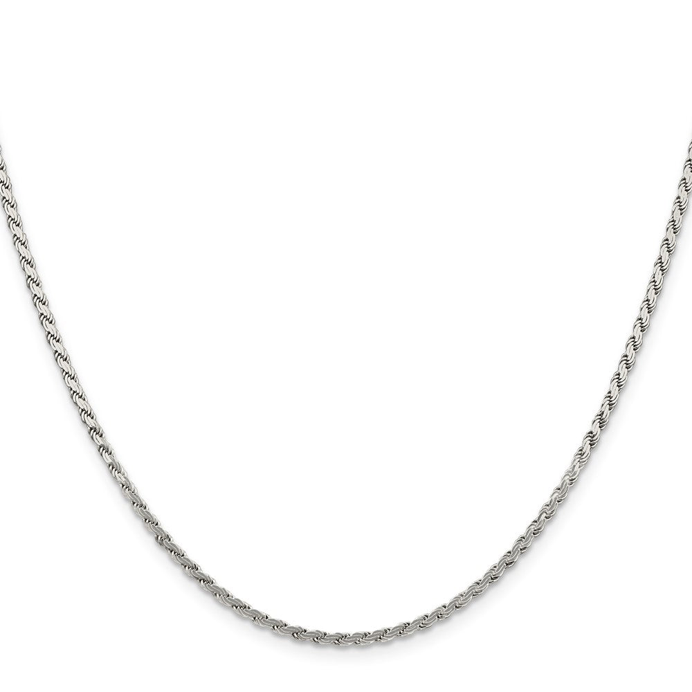 Sterlingsilber 2.25mm Flach Kordel Halskette