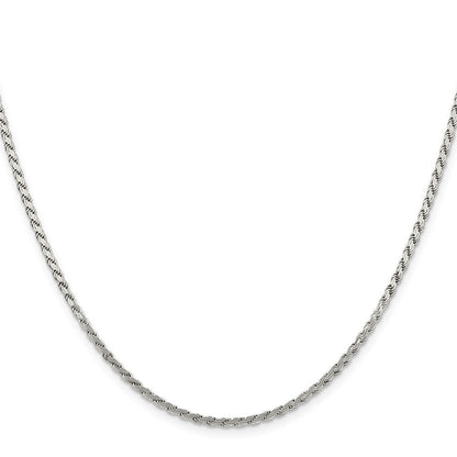 Sterlingsilber 2.25mm Flach Kordel Halskette