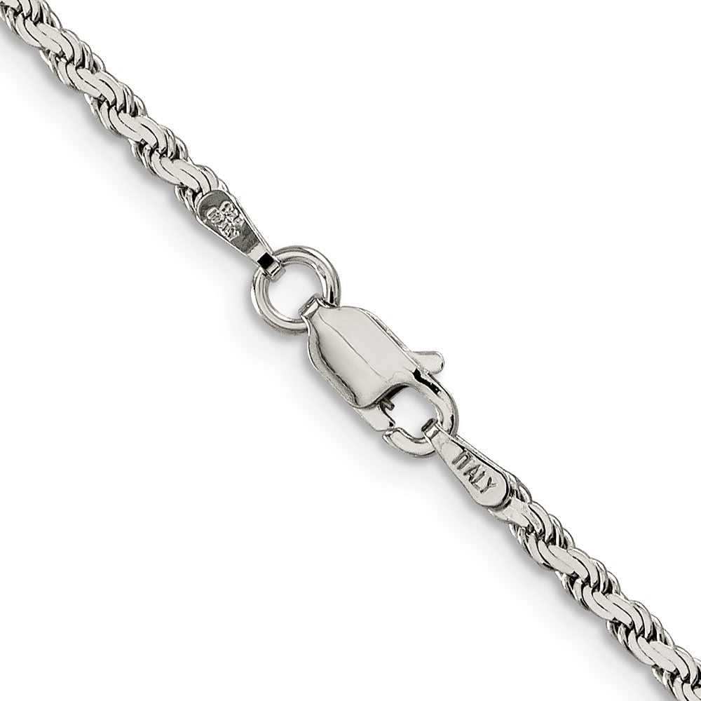 Sterlingsilber 2.25mm Flach Kordel Halskette