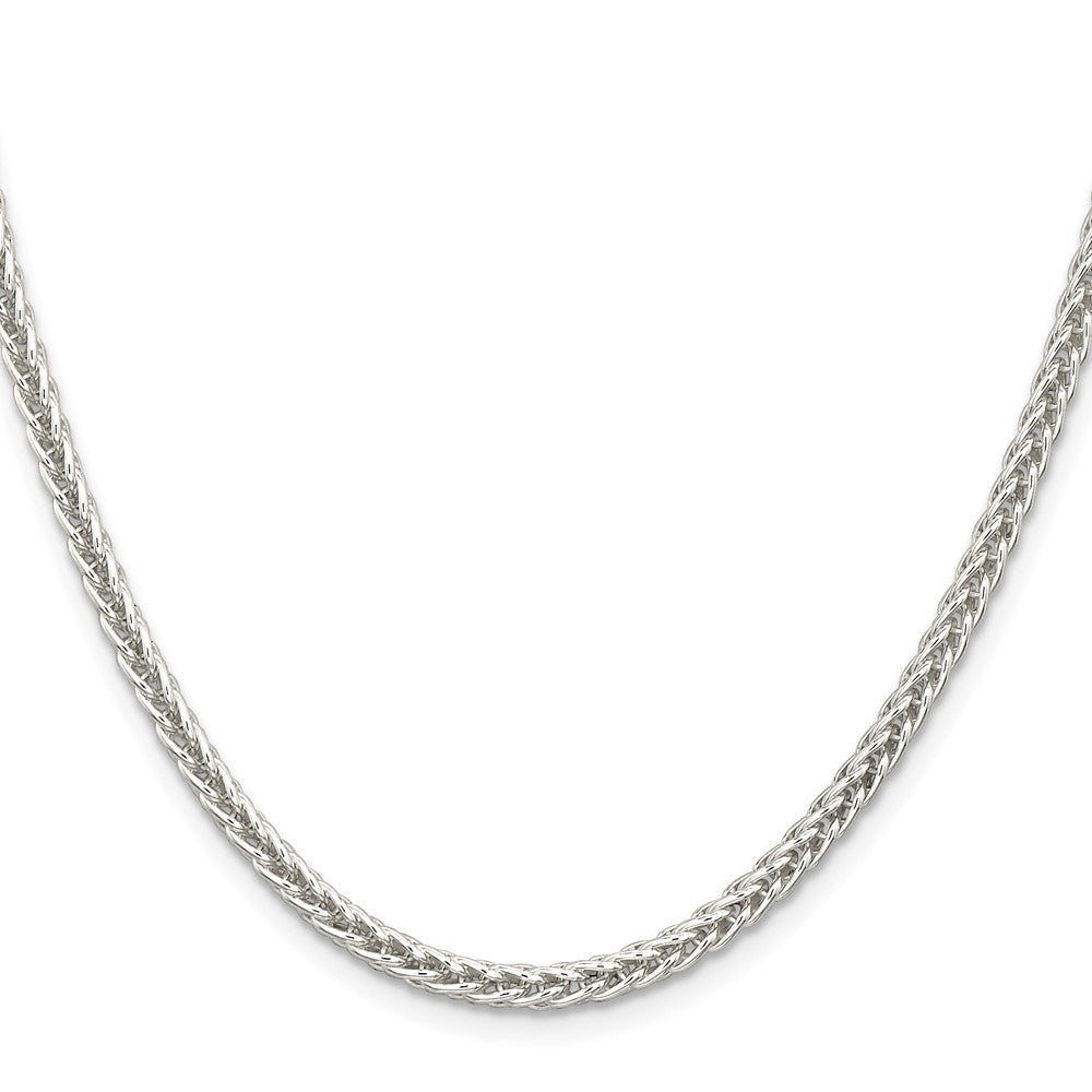 Sterlingsilber 3mm Quadratisch Ährenkette Halskette