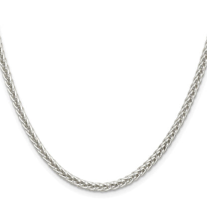 Sterlingsilber 3mm Quadratisch Ährenkette Halskette