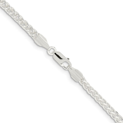 Sterlingsilber 3mm Quadratisch Ährenkette Halskette
