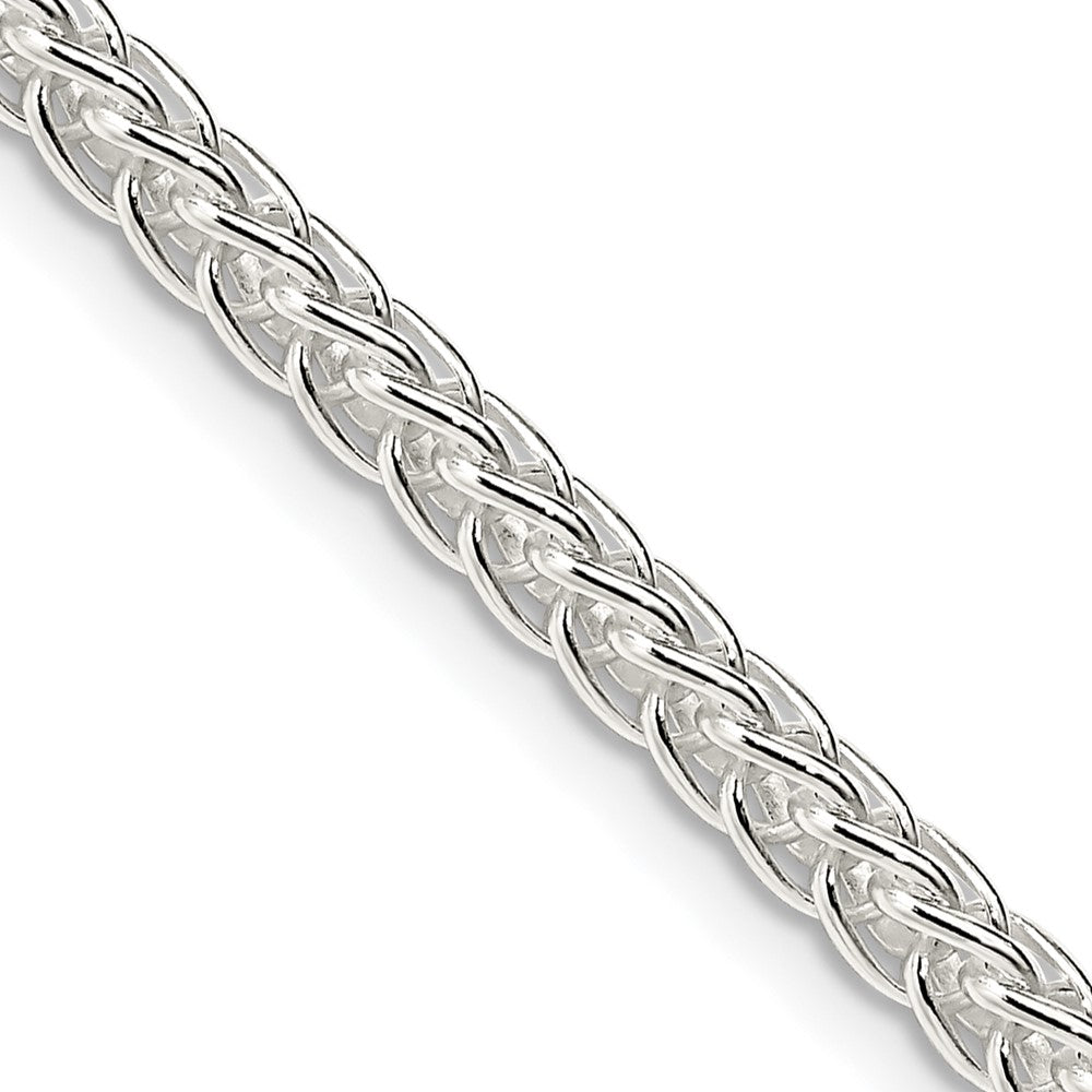Sterlingsilber 3mm Quadratisch Ährenkette Halskette