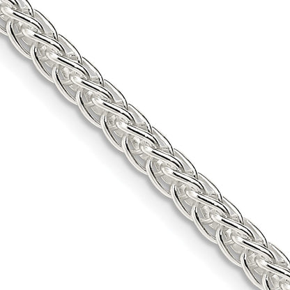 Sterlingsilber 3mm Quadratisch Ährenkette Halskette