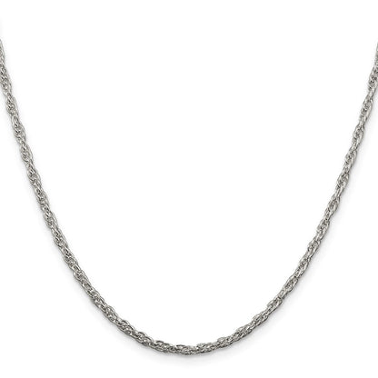 Sterlingsilber 2.5mm Loose Kordel Halskette