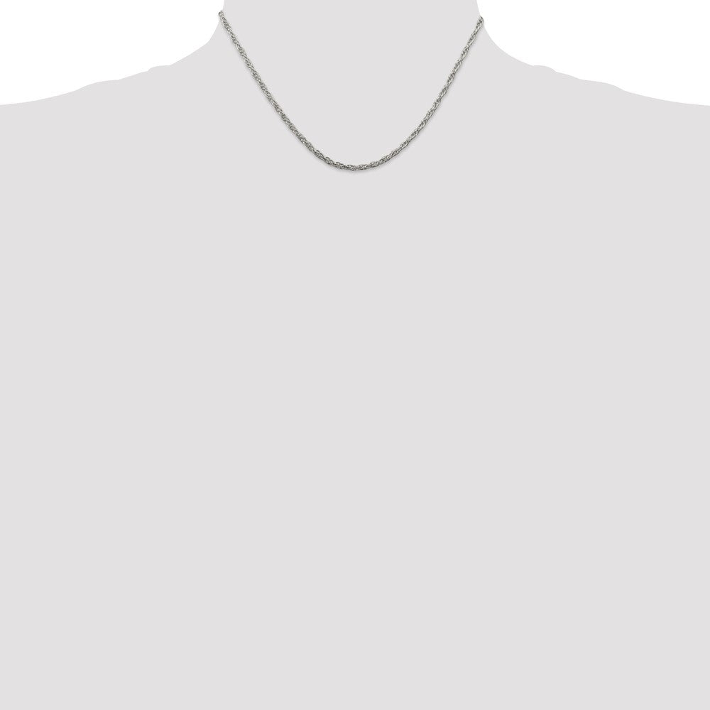 Sterlingsilber 2.5mm Loose Kordel Halskette