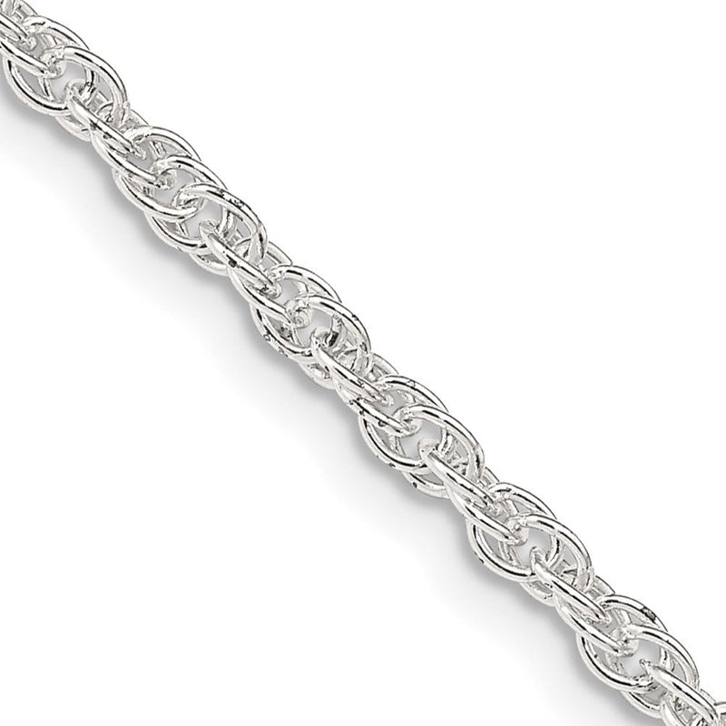 Sterlingsilber 2.5mm Loose Kordel Halskette