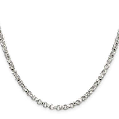 Sterlingsilber 4mm Erbs Halskette