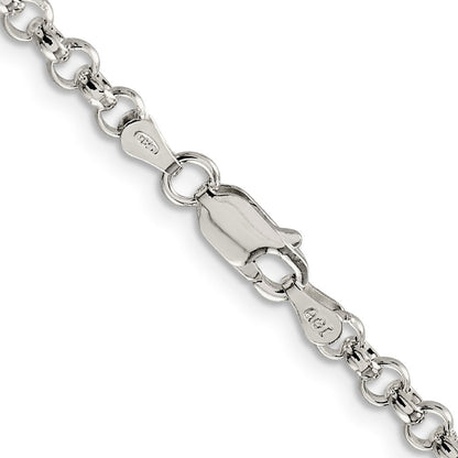 Sterlingsilber 4mm Erbs Halskette