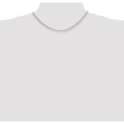 Sterlingsilber 4mm Erbs Halskette