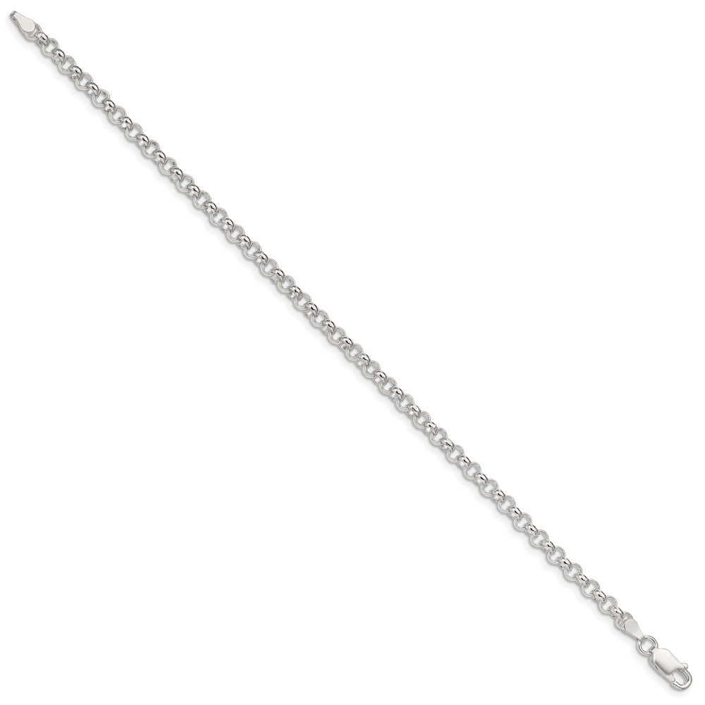 Sterlingsilber 4mm Erbs Gliederarmband