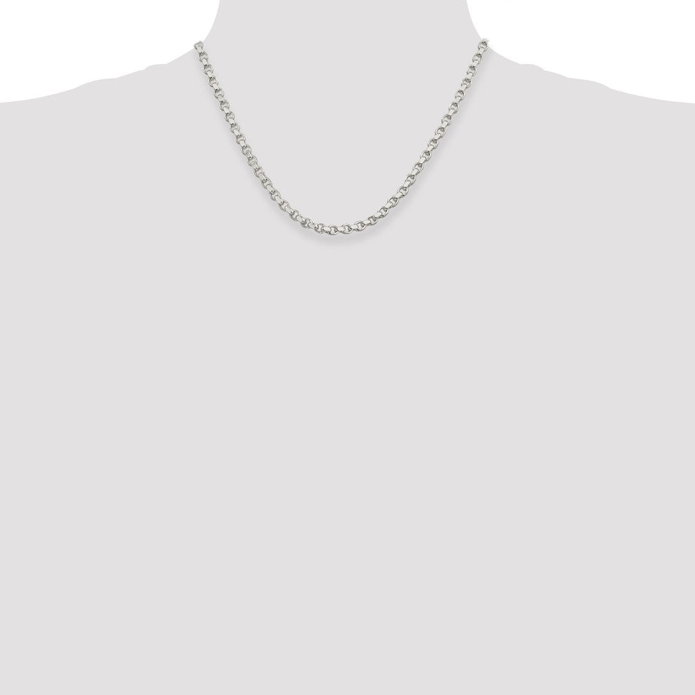 Sterlingsilber 4mm Diamantiert Erbs Halskette