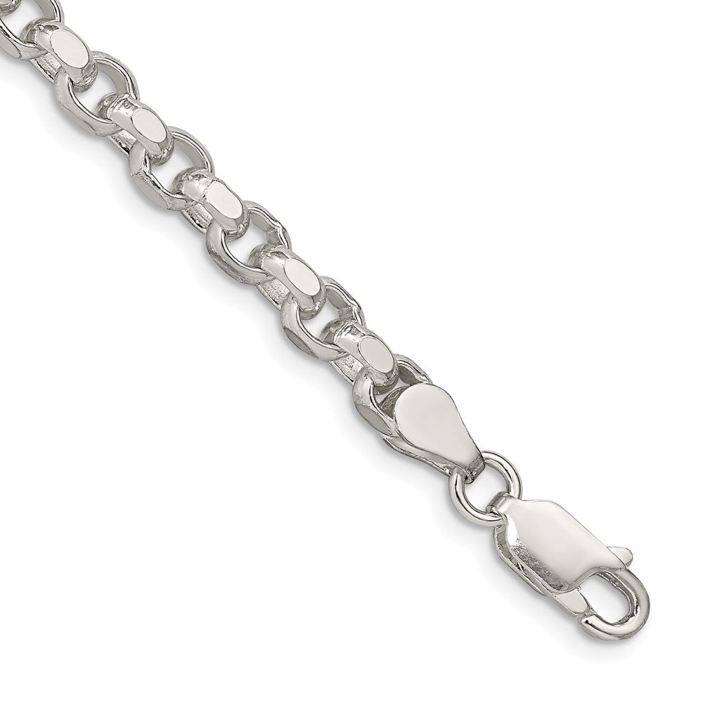 Sterlingsilber 4mm Diamantiert Erbs Gliederarmband