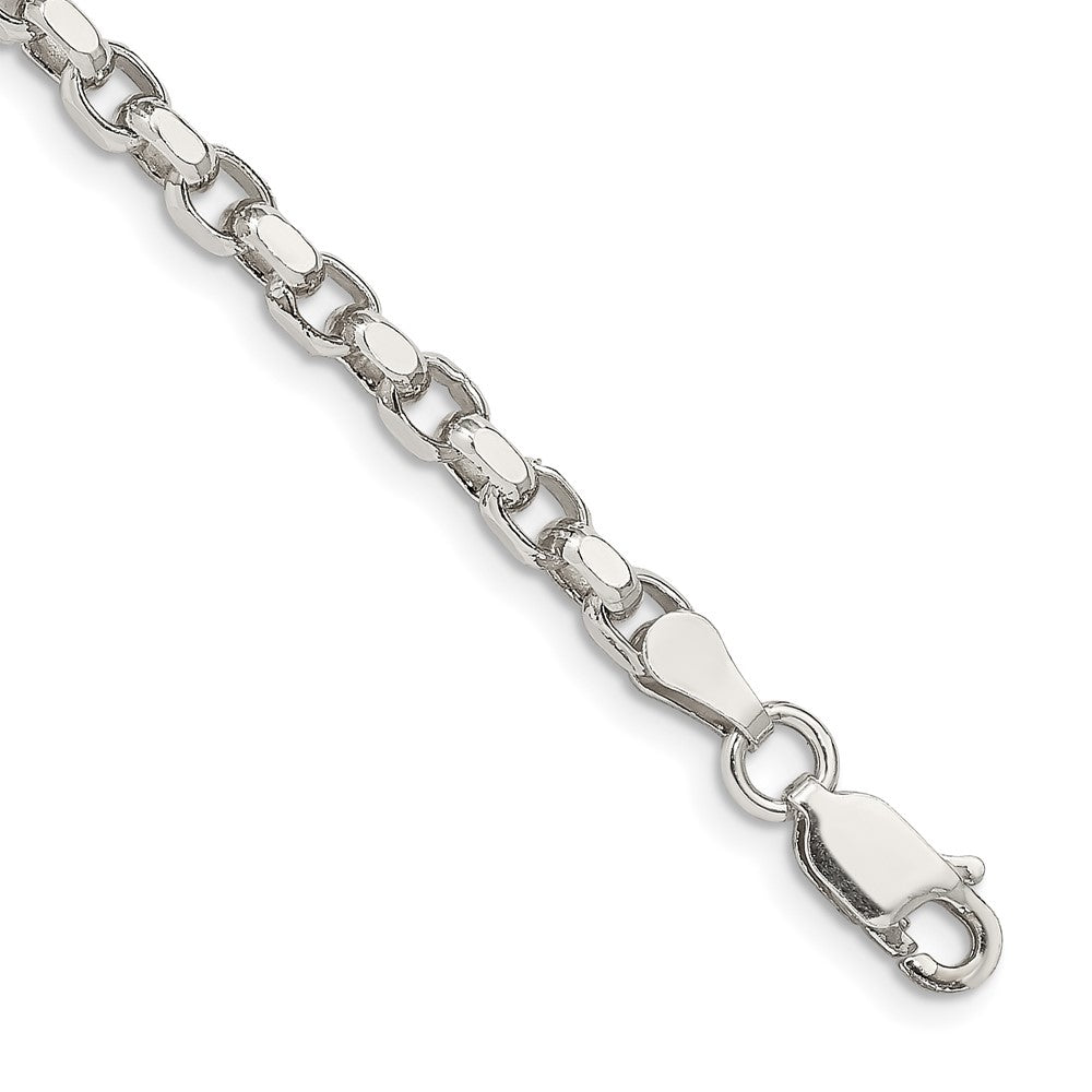 Sterlingsilber 3.5mm Diamantiert Erbs Gliederarmband